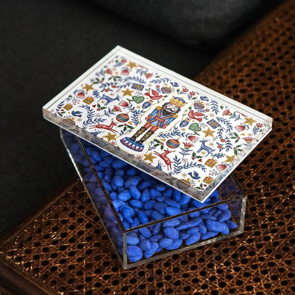 Nutcracker White 22x14 Acrylic Jar - Vitelli Design Studio UAE