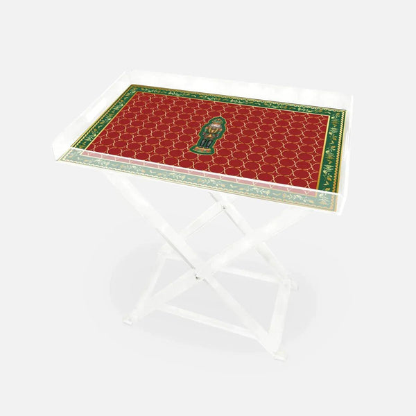 Nutcracker Red 60x40 Acrylic Coffee Table - Vitelli Design Studio UAE