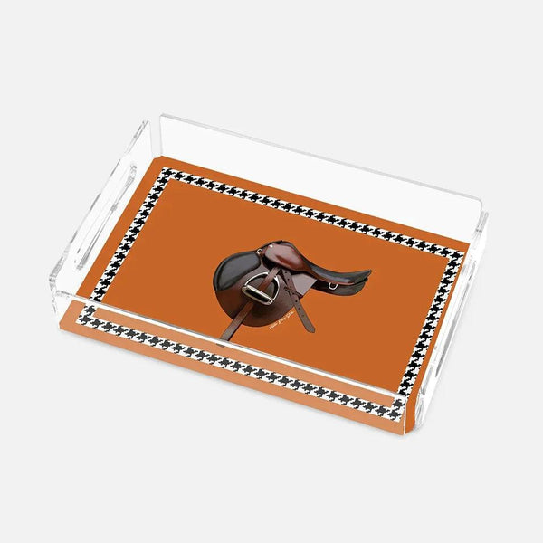 Equestrian Orenge 25X17 Acrylicglass Tray - Vitelli Design Studio UAE