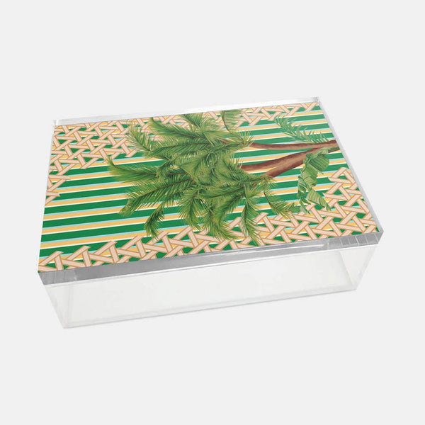 Hazeran Palm 18x12 Acrylicglass Jar - Vitelli Design Studio UAE