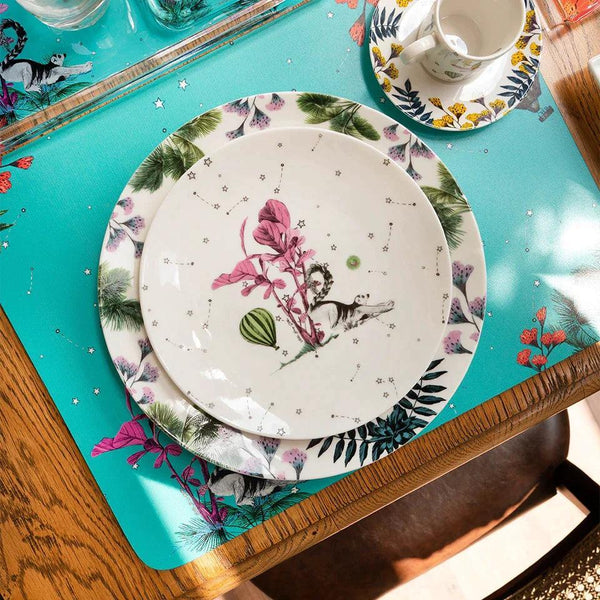 Wonderland Green Raccoon 2 pcs MDF American Service - Vitelli Design Studio UAE