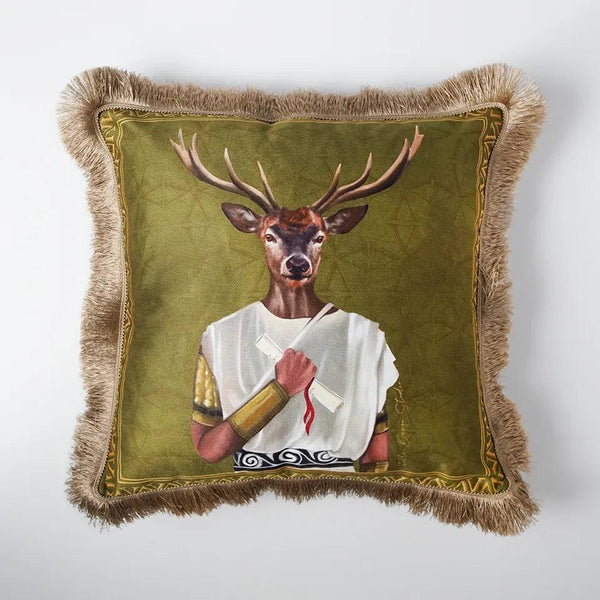 Roman Throw Pillow Cover - Vitelli Design Studio UAE