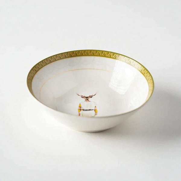 Roman Porcelain Bowl - Vitelli Design Studio UAE