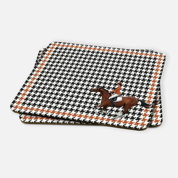 Equestrian Orange Jacket 2-Piece MDF American Service - Vitelli Design Studio UAE