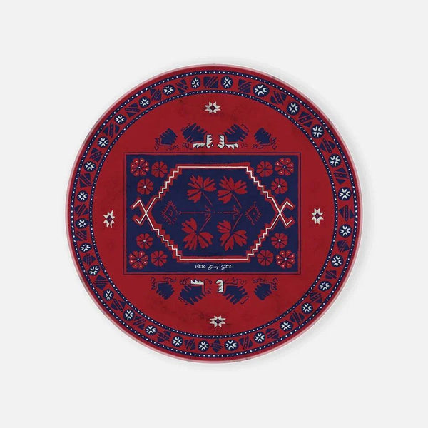 Yağcıbedir Colletion Marble Serving Plate - Vitelli Design Studio UAE