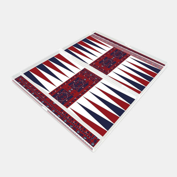 Yagcibedir Collection Acrylic Backgammon - Vitelli Design Studio UAE