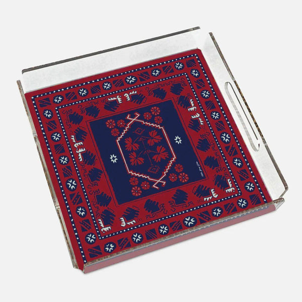 Yağcıbedir Collection 40x40 Acrylic Tray - Vitelli Design Studio UAE