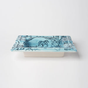 Timeless Collection Blue Ceramic Ashtray - Vitelli Design Studio UAE