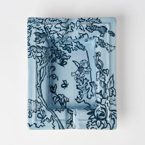 Timeless Collection Blue Ceramic Ashtray - Vitelli Design Studio UAE