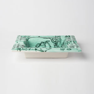 Timeless Collection Green Ceramic Ashtray - Vitelli Design Studio UAE