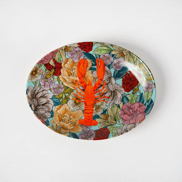 Hazeran Lobster 24 Cm Porcelain Boat Plate - Vitelli Design Studio UAE