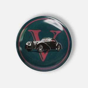 Classic Cars 12 Cm Set of  4 porcelain Plates