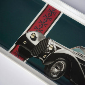 Classic Cars 40's 32Cm Porcelain Boat Plate
