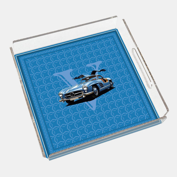 Classic Cars 50's 40x40 Acrylic Tray