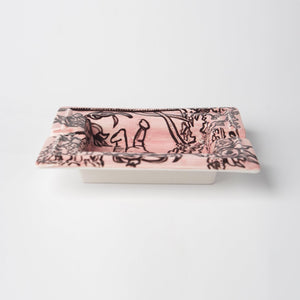 Timeless Collection Pink Ceramic Ashtray - Vitelli Design Studio UAE