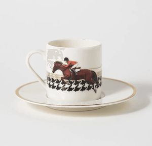 Equestrian Red Jacket 6 Pcs Turkish Coffee Cup - Vitelli Design Studio UAE