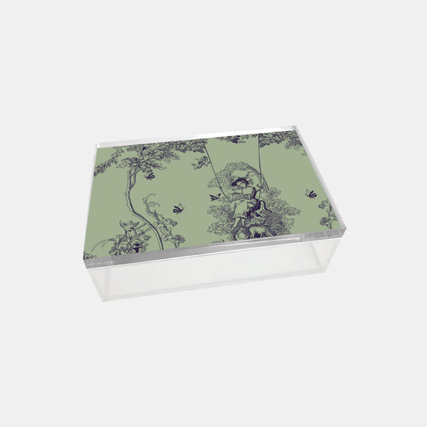 Timeless Collection Green 18x12 Acrylic Jar - Vitelli Design Studio UAE