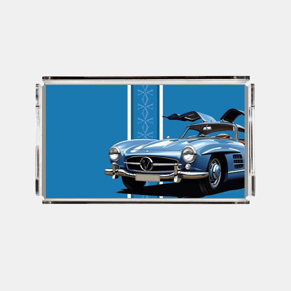 Classic Cars 50's 38x28 Acrylic Tray
