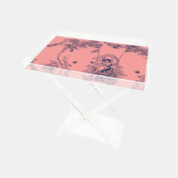 Timeless Collection Claret Red 60x40 Acrylic Coffee Table - Vitelli Design Studio UAE