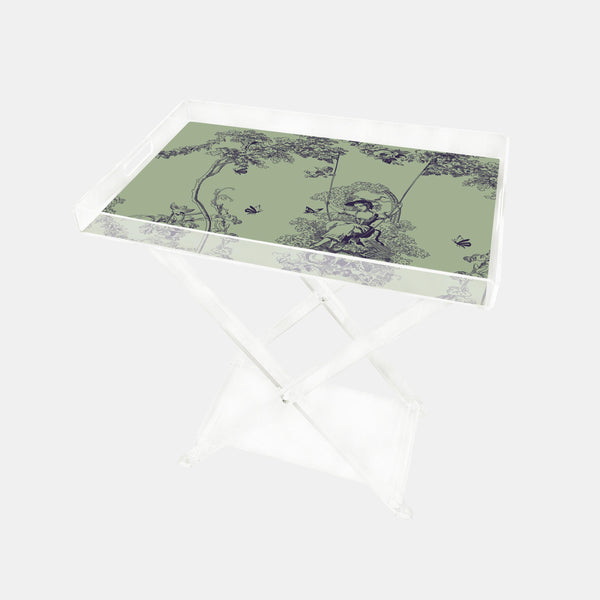 Timeless Collection Green 60x40 Acrylic Coffee Table - Vitelli Design Studio UAE