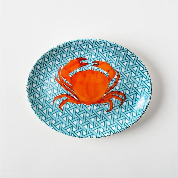 Hazeran Crab 21 Cm Porcelain Boat Plate - Vitelli Design Studio UAE