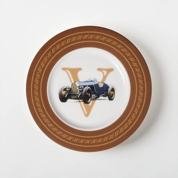 Classic Cars 20'S 16 cm Dessert Plate