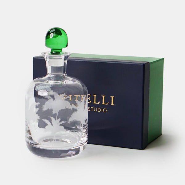 Palm Whiskey Carafe - Vitelli Design Studio UAE