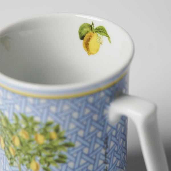 Hazeran Limon Porcelain Coffee Mug - Vitelli Design Studio UAE