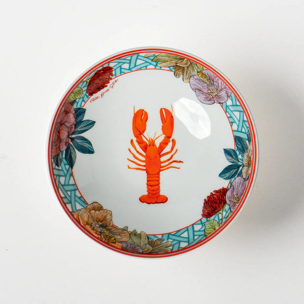 Hazeran Lobster Porcelain Bowl - Vitelli Design Studio UAE