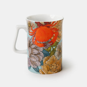 Hazeran Lobster & Crab Porcelain Coffee Mug - Vitelli Design Studio UAE