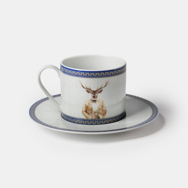 Louise Porcelain Teacup - Vitelli Design Studio UAE