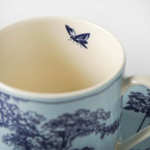 Timeless Collection Blue Porcelain Teacup - Vitelli Design Studio UAE