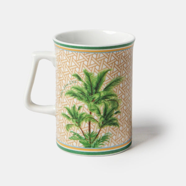 Hazeran Palm Porcelain Coffee Mug - Vitelli Design Studio UAE
