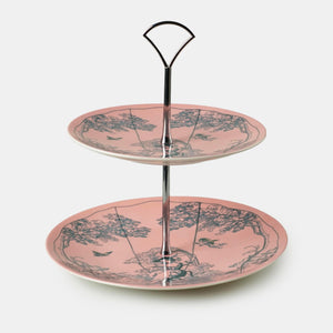 Timeless Collection Pink 2-Layer Cake Stand - Vitelli Design Studio UAE