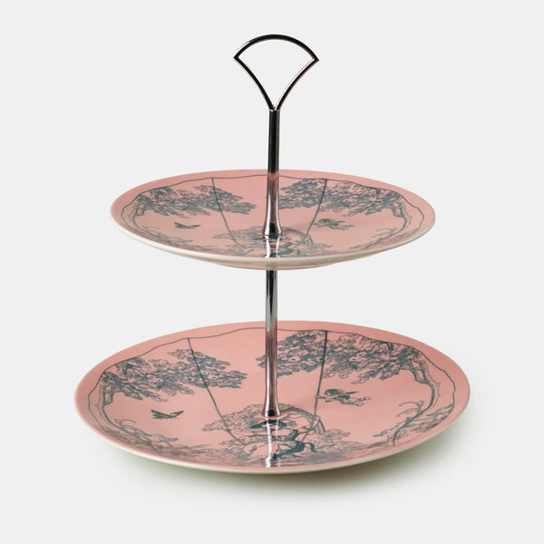 Timeless Collection Pink 2-Layer Cake Stand - Vitelli Design Studio UAE