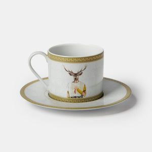 Roman Porcelain Teacup - Vitelli Design Studio UAE