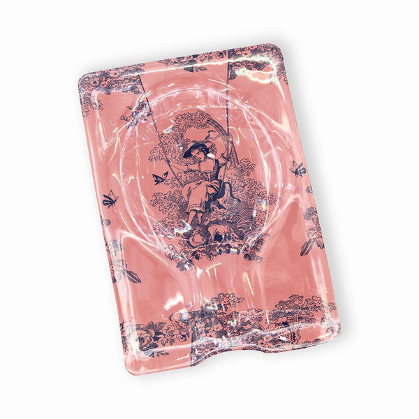 Timeless Collection Pink Oval Cigar Ashtray - Vitelli Design Studio UAE