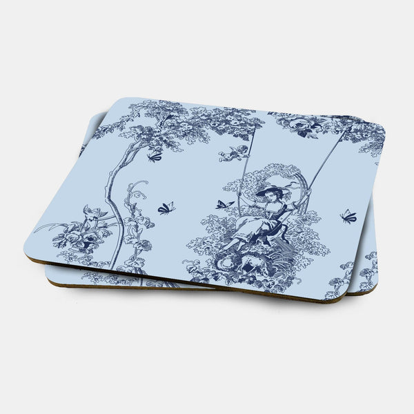 Timeless Collection Blue 2-Piece MDF Placemat - Vitelli Design Studio UAE