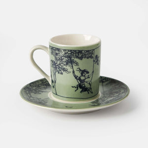 Timeless Collection Green Porcelain Turkish Coffee Cup - Vitelli Design Studio UAE