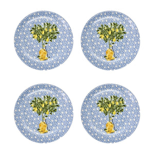 Hazeran Limon 4'l√º 12 Cm Porselen Tabak