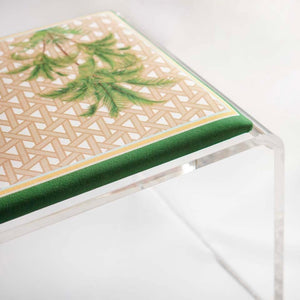 Hazeran Palm Acrylic Stool - Vitelli Design Studio UAE