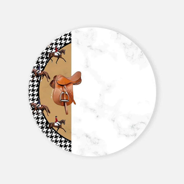 Equestrian Camel Marble Serving Plate - Vitelli Design Studio UAE