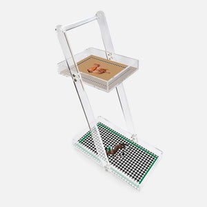 Equestrian Camel Acrylic Service Trolley - Vitelli Design Studio UAE