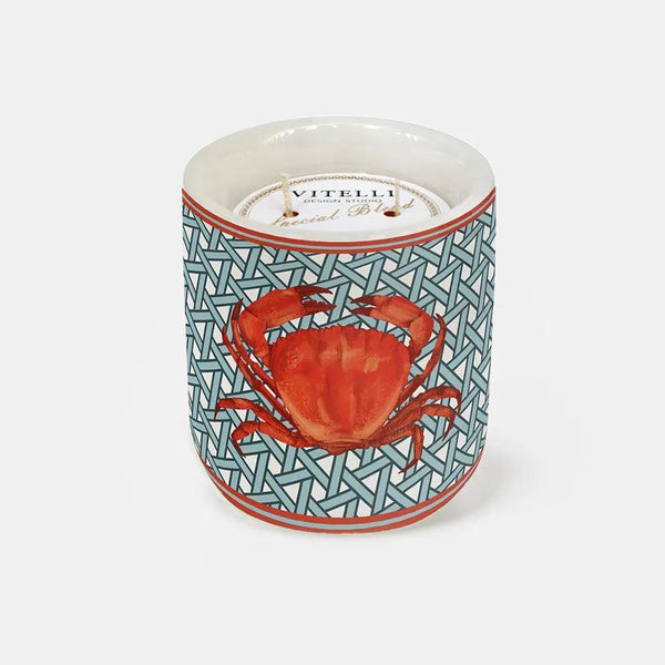 Hazeran Crab Double Faced Marble Candle - Vitelli Design Studio UAE