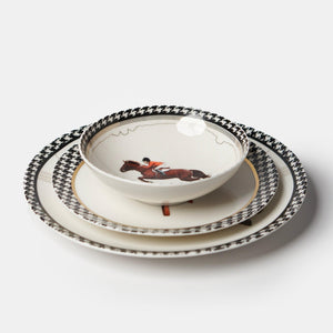 Equestrian 1/ 18 Piece 6 Person Dinner Set - Vitelli Design Studio UAE