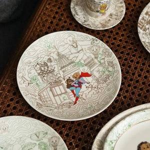 Istanbul Galata Tower 20 Cm Porcelain Plate