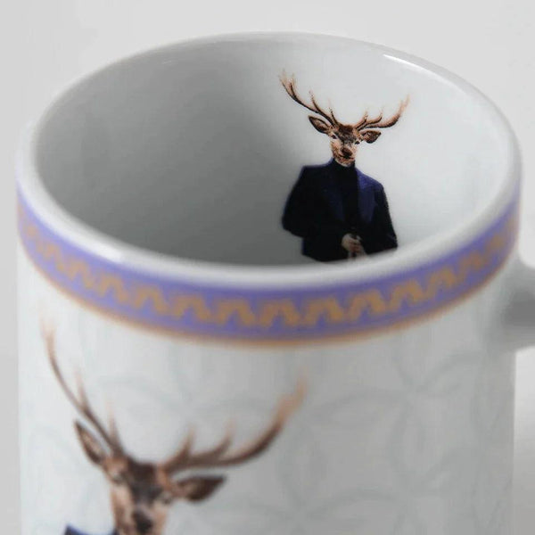 Gentleman Porcelain Coffee Mug - Vitelli Design Studio UAE