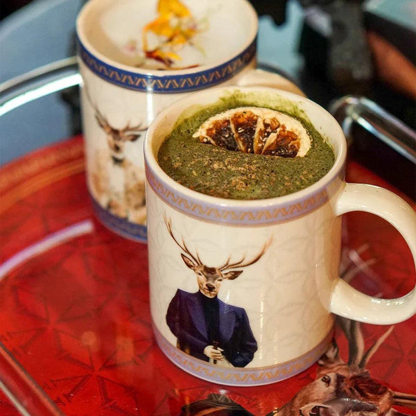 Gentleman Porcelain Coffee Mug - Vitelli Design Studio UAE