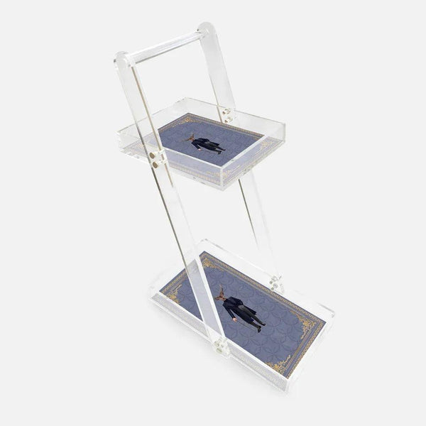 Gentleman Acrylic Service Trolley - Vitelli Design Studio UAE