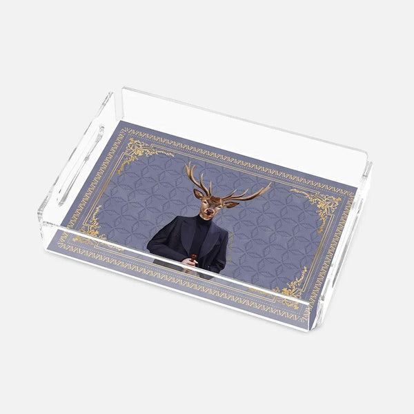 Gentelman 25X17 Acrylic Tray - Vitelli Design Studio UAE